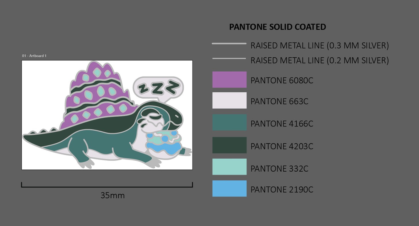 Dimetrodon Pin