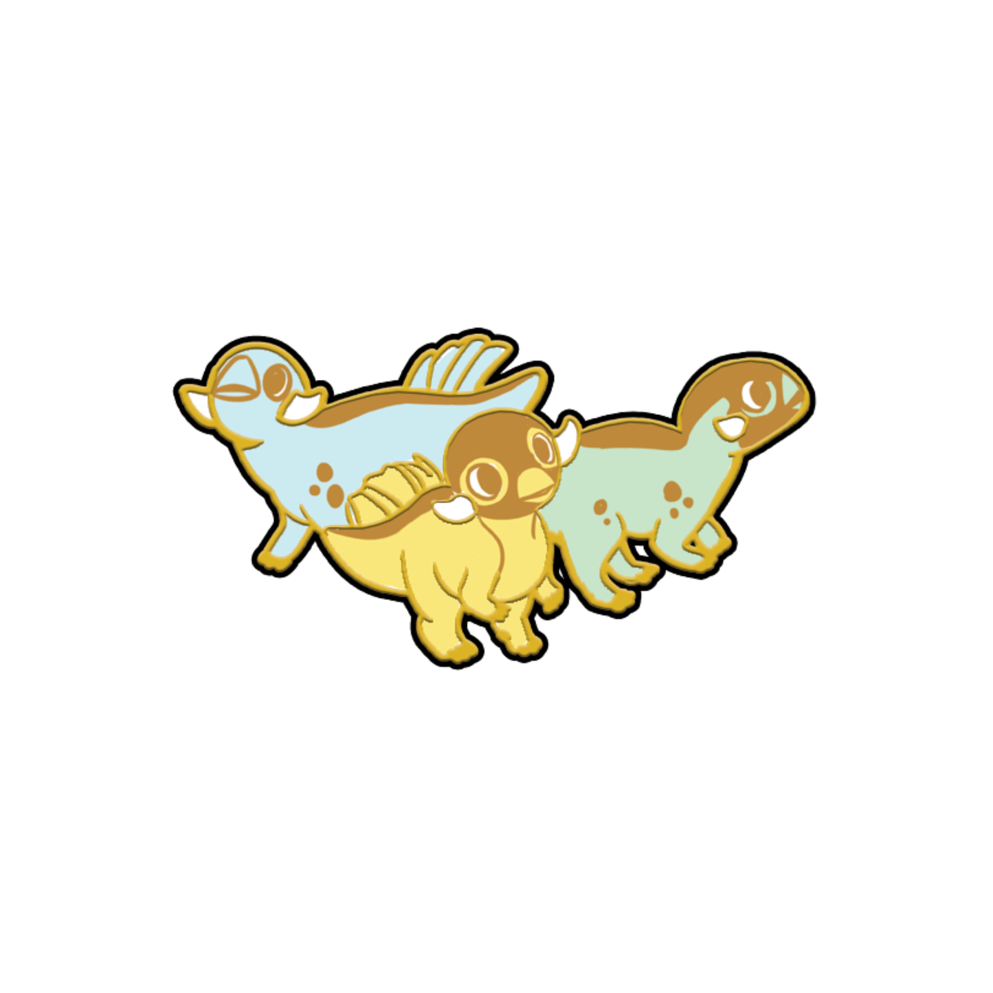 Psittacosaurus 'Taco Trio' Pin